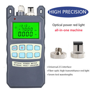 Tất cả-trong-một sợi quang Cáp Tester -70 đến + 10dBm 10mW sợi quang Power Meter 10km cáp Tester Công cụ trực quan lỗi định vị - Product Image 2