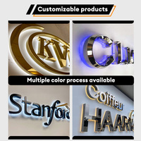Enseigne LED personnalisée Carrey Sign, rétroéclairée miroir doré, enseigne publicitaire lumineuse extérieure pour boulangerie et commerces