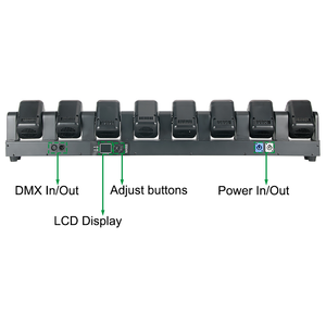 Igracelite 8 <span class=keywords><strong>Yeux</strong></span> 40W RGBW 4-en-1 Barre de lumière LED à tête mobile avec Zoom Wash Beam DMX512 RDM pour éclairage de scène Disco Club - Product Image 3