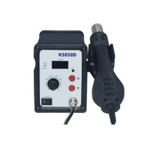 858d Fabriek Directe Verkoop Digitale Display Heteluchtpistool Soldeerbout Mobiele Telefoon Reparatie Tools Soldeerstations