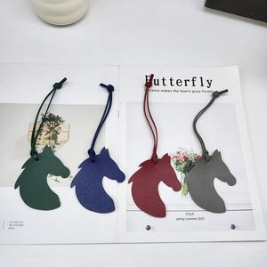 Fast Delivery PU Leather Horse Head Shape <b>Charms</b> Pendant Cute <b>Bag</b> <b>Charm</b> Keychain Ladies Trendy Purse <b>Charm</b> - Product Image 1
