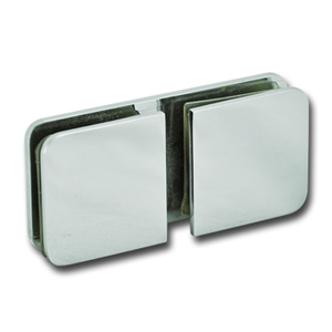 Soporte de <span class=keywords><strong>ducha</strong></span> de latón cromado C017 baño 180 grados clip de pared a <span class=keywords><strong>vidrio</strong></span> con esquina redonda lado recto - Product Image 3