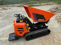 Mini camion à benne basculante sur chenilles entièrement hydraulique Antspower 2026 600 kg, prix d'usine, adapté à l'utilisation dans les jardins, à la maison et à la ferme