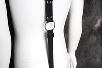 Cinturón de Cuero en Forma de Y para Restricción Sexual, Anillo para Pene, Juguete de Bondage, Lencería Sexy Masculina