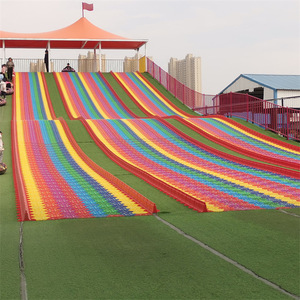 Attrezzature per Parchi Giochi all'Aperto di Grandi Dimensioni Come Scivolo Arcobaleno in Acciaio Non Gonfiabile per Parchi Divertimento - Product Image 3