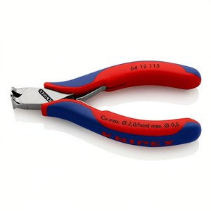 Knipex Electronic Nippers 64 12 115 Front Cutting <b>Edge</b> Copper Max 2.0mm Hard Max 0.5mm - Product Image 1