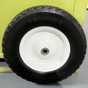 Ruedas de Espuma de PU de Alta Calidad de 16 Pulgadas 4.00-8, Neumáticos Sólidos de PU a Prueba de Pinchazos y Ruedas de Repuesto para Carretilla - Product Image 2