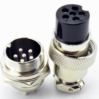GX20 2 3 4 5 6 7 8 9 10 PIN Round Pin AC DC Power Socket M20
