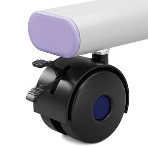 पहियों पर समायोज्य ऊंचाई मोबाइल व्हाइटबोर्ड पर कार्यालय और कक्षा के लिए लॉक योग्य कैस्टर के साथ - Product Image 6