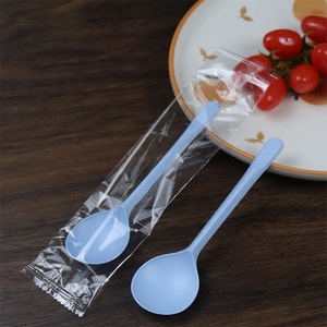 Nhà Máy giá khác nhau colour cấp thực phẩm PS Bộ đồ ăn sữa chua kem bánh nhựa dùng một lần muỗng - Product Image 3