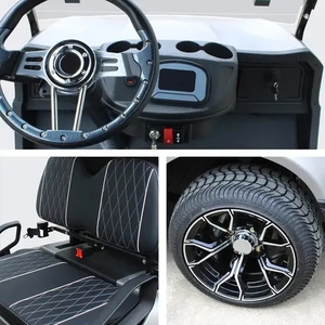Carrito de Golf con Batería de Litio de Nueva Energía, Carro de Caza con Estructura de Acero de Alta Resistencia, 5-6 Asientos, 30-50 km/h, 70-90 km de Autonomía, Multifuncional - Product Image 6