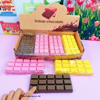 Jouet à presser en chocolat tricolore à récupération lente pour filles et garçons, anti-stress, alimentaire, gadget de décompression le plus vendu