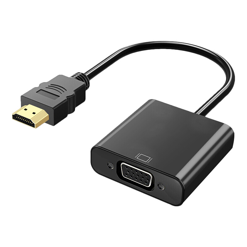 Переходник с HDMI штекер на VGA гнездо для видеокабеля адаптер 1080P для ПК HDMI VGA адаптер