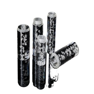 Acrylic <b>Bubble</b> <b>Tube</b> Clear Cylinder Decorative Light Guide Strip For Craft Projects - Product Image 1