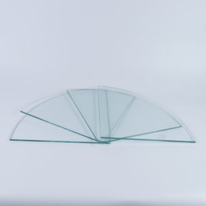Verre trempé transparent sur mesure, bord poli fin, verre de sécurité renforcé pour plateau de table, vitrine, cloison - Product Image 1