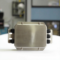 Junebreath JXH015 Boîte de jonction de haute précision en acier inoxydable IP65 1-4 capteurs Réglage de la différence d'angle Instrument industriel