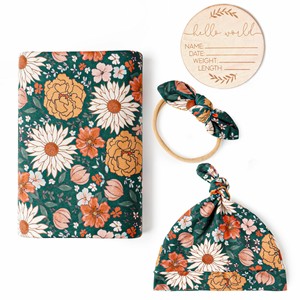 4 шт., комплект полотенец с цветочным принтом - Product Image 5