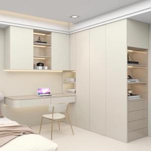 Armoire et bureau intégrés modernes et minimalistes sur mesure, meubles <span class=keywords><strong>de</strong></span> rangement multifonctionnels pour chambre et bureau - Product Image 1