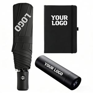 ร่มพับอัตโนมัติแบบพกพาขนาดกะทัดรัด กันแดด กันฝน กันลม พร้อมโลโก้สั่งทำพิเศษ - Product Image 1