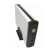 COMTOP 3.5" Inch USB2.0 Aluminium IDE HDD Enclosure Adapter Kecepatan Transfer 480Mbps Warna Perak untuk Kompatibilitas Hard Drive Desktop