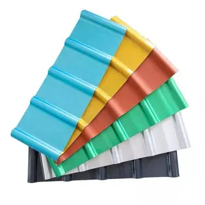 Pelat dilapisi warna atap, penyekat panas tabir surya tekanan gelombang ubin seng 40-275g plat baja bergelombang galvanis
