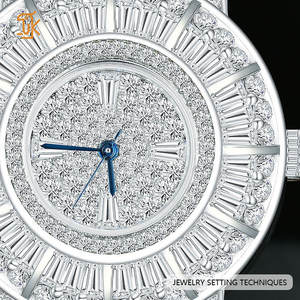 SANYIN OEM ODM Reloj mecánico <span class=keywords><strong>de</strong></span> lujo para <span class=keywords><strong>mujer</strong></span> Personalizado Nuevo diseño Caro Silver Diamond Dial Reloj automático <span class=keywords><strong>de</strong></span> moda para <span class=keywords><strong>mujer</strong></span> - Product Image 2