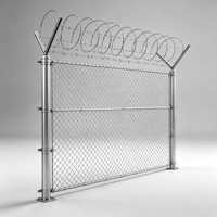 Clôture en treillis métallique galvanisé écologique de style australien moderne, maille losange verte pour la sécurité domestique, le jardin et les terrains de sport