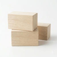 Le bloc de bois de paulownia massif de la marque HJG le plus populaire, design moderne, facile à utiliser, parfait pour la sculpture et la construction résidentielle