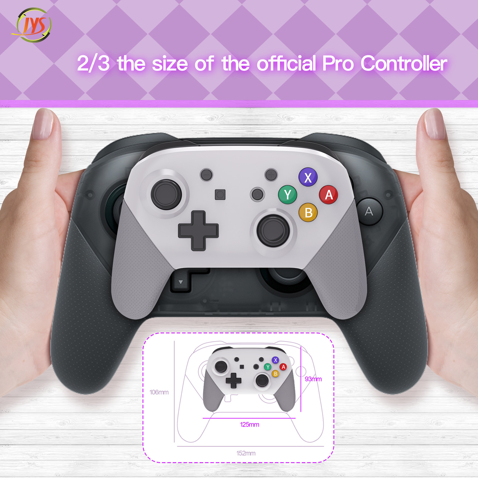 JYS-NS237 Switch Pro Mini Wireless Controller for Nintendo