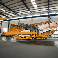 Offre Spéciale – Crible vibrant mobile 200tph pour pierres, machine de criblage par vibration pour gravier de carrière, fabrication chinoise