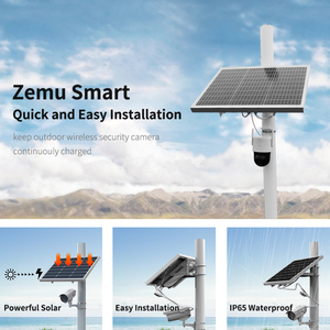 80W/120W Complete Solar Energy System Kit 12V Output CCTV Solar Power Station With PWM Controller and Lithium Ion <b>Battery</b> ZM-H20 - Product Image 6