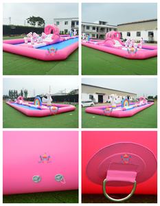 NOUVELLE grande <span class=keywords><strong>piscine</strong></span> gonflable personnalisée avec parcours d'obstacles gonflable à l'eau impression numérique commerciale 1 pièce 5-10 - Product Image 6