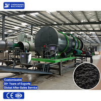 Machine de fabrication d'engrais organique automatique Chengxiang pour coques de riz, caoutchouc de palme et autres matières organiques, ligne de production d'engrais organique