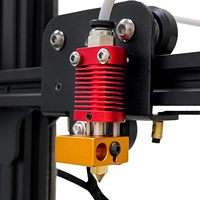 Fabricant de pièces d'imprimante 3D personnalisées CNC Kit d'extrudeuse CR10 tout en métal Kit d'extrudeuse Pièces de rechange pour imprimante 3D d'usinage CNC en aluminium