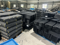 Vente directe d'usine, plateau de semis en plastique écologique noir à 21 trous, plateau de germination des graines