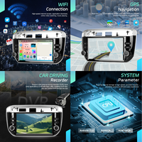 Podofo 7 ''6 + 128GB Android Autoradio sans fil Carplay/Android Auto IPS GPS DVR WiFi BT pour Fiat Punto 2010-2016/Linea 2012-2015