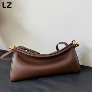 Lz क्यूरो वास्तविकता कारखाने में वास्तविक चमड़े के हैंडबैग के साथ सटेल अंडरआर्म महिला कंधे की थैली के साथ महिला कंधे की थैली - Product Image 6