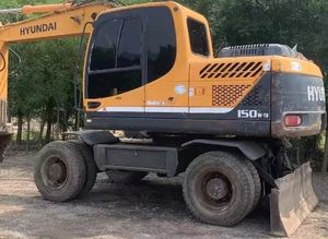 Excavadora Hyundai 150W-9 usada, excavadora de ruedas, maquinaria de construcción de ingeniería para gran oferta - Product Image 3