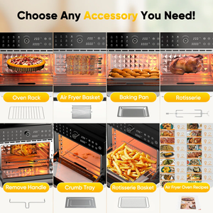2025 New Design 30L 1800W Electric Multifunctional Health Air Oven Fryer Oil-Free <strong>Digital</strong> Timer Control Energy-Saving Kitchen - Product Image 2