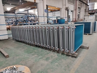 Intercambiador de Calor Industrial de Tubos Aletados, Enfriador de Aire con Serpentín de Aletas Extruidas de Cobre y Aluminio Personalizado, 100% Probado para Fugas de Helio