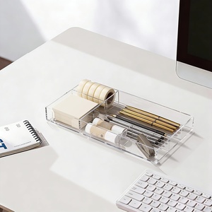 Foldable PS Rectangle Eco Friendly Modern Luxury Drawer Organizers <b>Kitchen</b> Living Room Cutlery Tableware <b>Storage</b> Containers - Product Image 5
