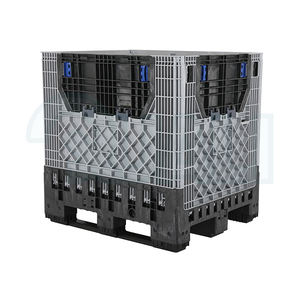 Quali Fruit And Vegetable Plastic Storage Pallet Bins Movement Retail Foldable Plastic Pallet Bin