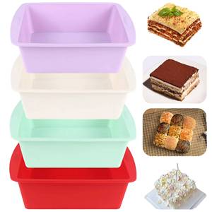Non-toxic, Durable, Food-grade Silicone square Cake Mold and Brownie <b>Pan</b> - Product Image 1