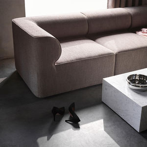 Nordico moderno sofà componibile in tessuto semplice personalizzato modulare e componibile Villa soggiorno soggiorno salotto a forma di divano combinato - Product Image 3