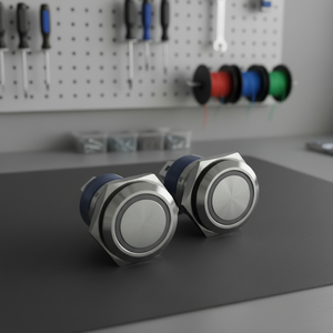 Interruptor de Botón Pulsador LED Jess 1NO IP67 24V 250V, Acero Inoxidable, Terminal de 16A, 50000 Ciclos de Vida Útil - Product Image 5