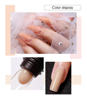 MissGel Poligel Scintillant Acrygel Fournitures pour Ongles en Gros Marque Privée Couleurs Pailletées Extension d'Ongles UV Poly Gel Acrylique