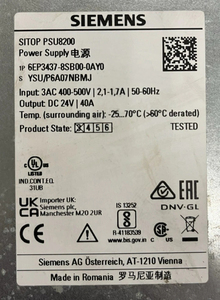 SIMATIC 6EP3437-8SB00-0AY0 ชุดจ่ายไฟ PLC สำหรับการควบคุมอุตสาหกรรมและ PLC พร้อมการสื่อสาร EtherCAT - Product Image 3