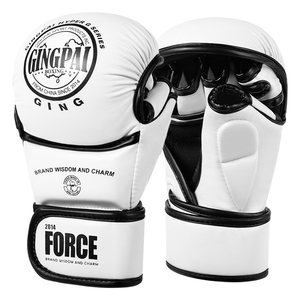 <span class=keywords><strong>Gants</strong></span> de <span class=keywords><strong>MMA</strong></span> professionnels en cuir demi-doigts pour hommes et femmes - Épaissis, pour l'entraînement Sanda, Karaté, Muay Thai, extérieur, imperméables et extensibles - Product Image 6