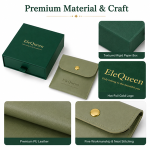Sustainable Jewelry Packaging Set Drawer Box And Velvet Pouch Custom Logo For Long Term Bulk Packaging Supply - Product Image 4