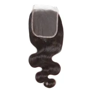 10A Grade 100% Peruvian Virgin Human Hair Body Wave Free Three Parting Transparent HD Thin Lace Front Closure